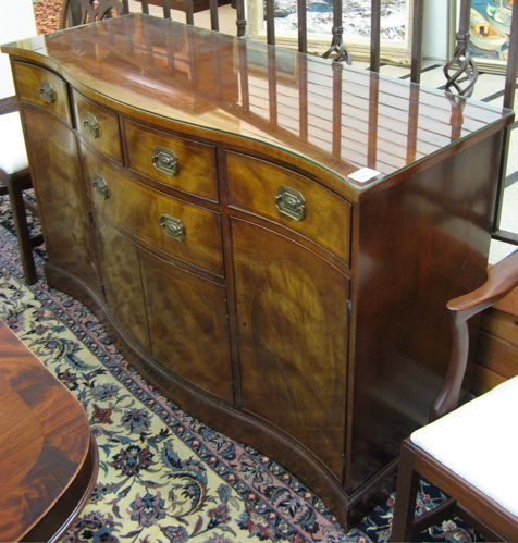 Appraisal: FEDERAL STYLE MAHOGANY BUFFET American mid th century having a