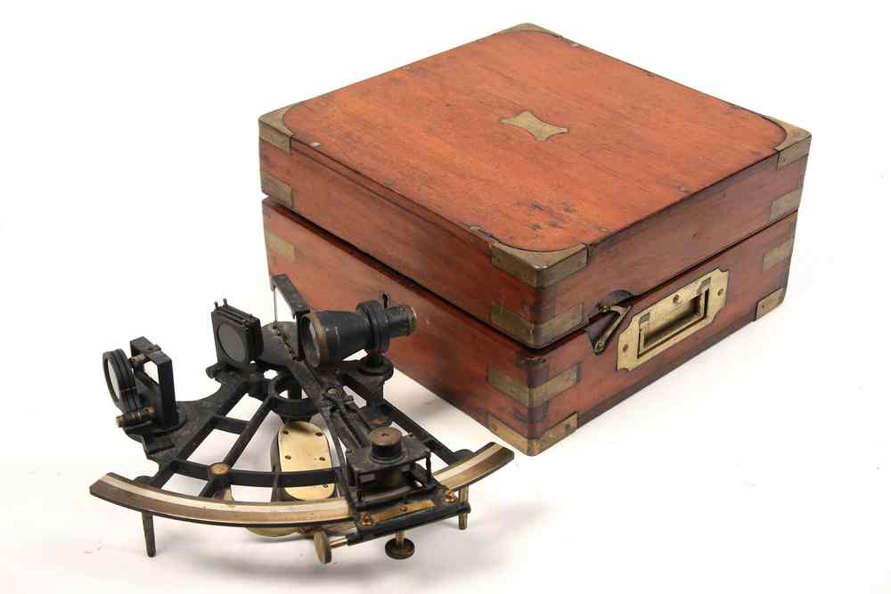 Appraisal: CASED SEXTANT - Husan Sextant ser no by Henry Hughes