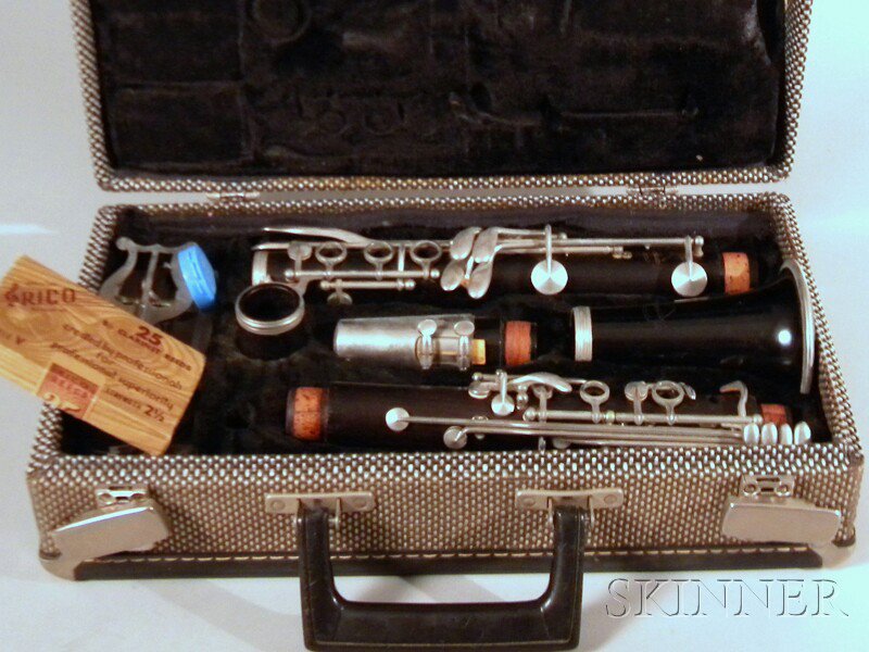 Appraisal: French Clarinet stamped NORMANDY serial number ebony with nickel keys