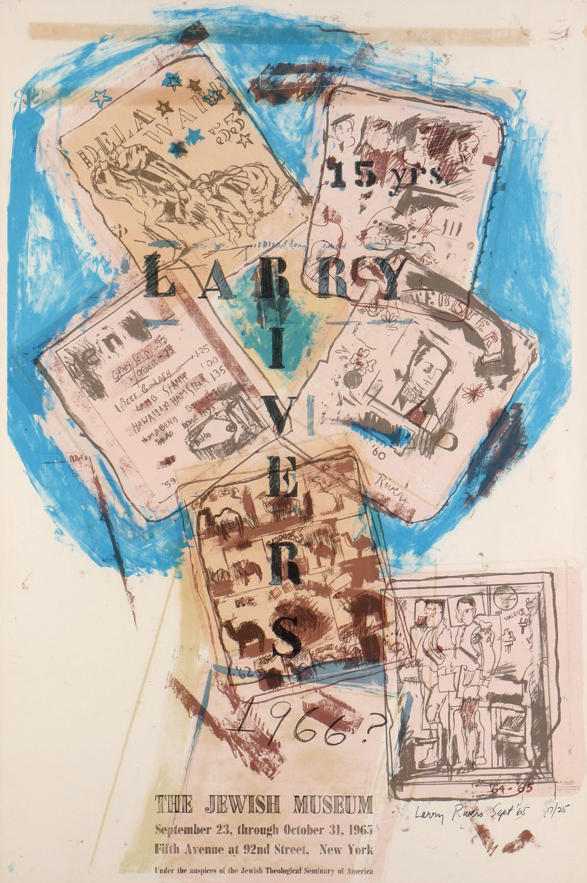 Appraisal: RIVERS Larry American - The Jewish Museum Exhibition September rd