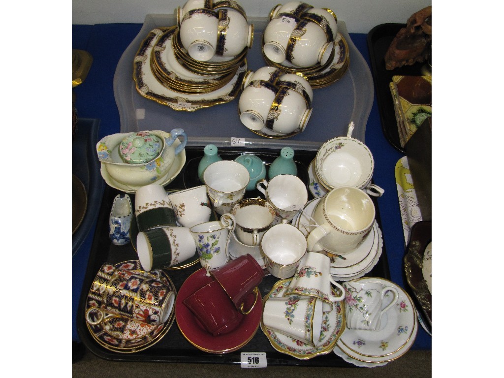 Appraisal: Lot comprising tray of assorted ceramics and teawares - Royal