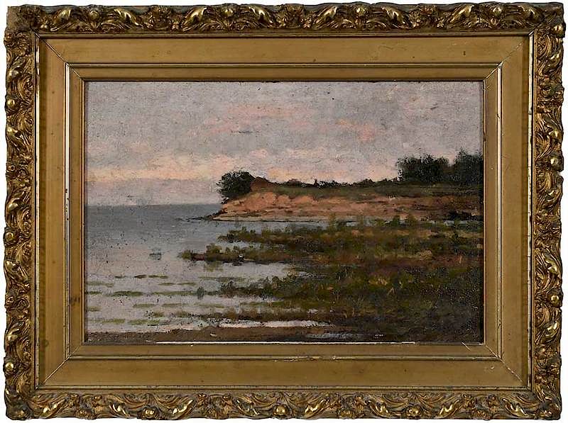 Appraisal: American School late th early th century Tonalist Sunset unsigned