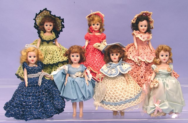 Appraisal: Group of dolls HP Sandra Sue dolls brunette auburn blonde