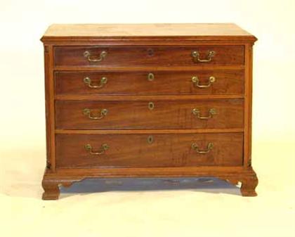 Appraisal: Chippendale mahogany chest of drawers pennsylvania late th century Rectangular