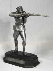 Appraisal: Military Interest A cast metal figure of a 's Russian