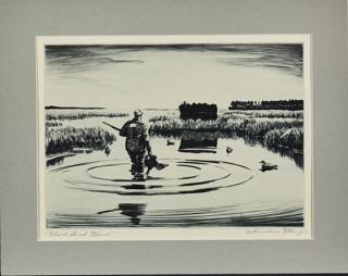 Appraisal: Churchill Ettinger - Two Drypointseach signed Churchill Ettinger lower righteach