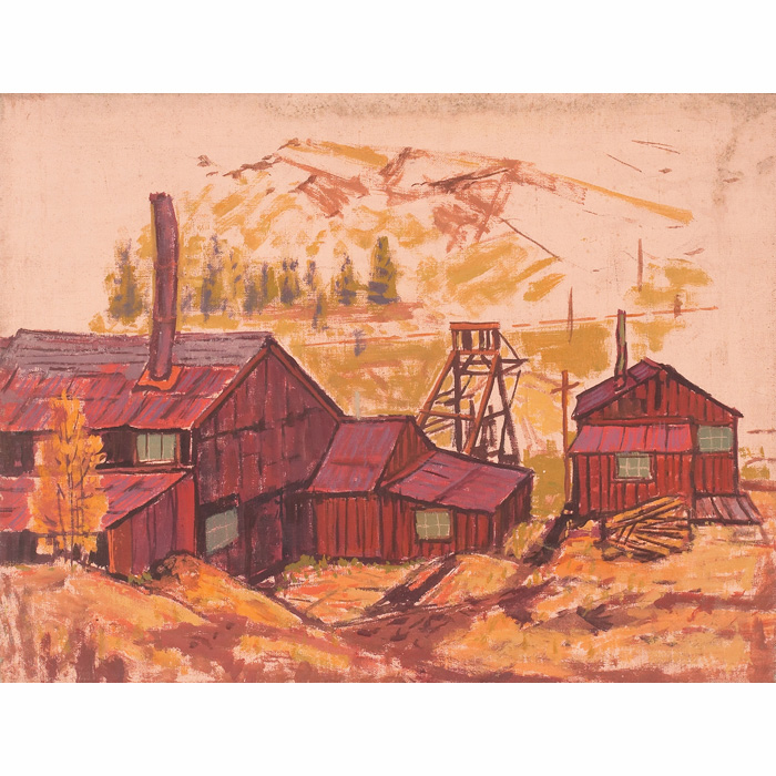 Appraisal: Paul Kauvar Smith American - Colorado Mining Scene c oil