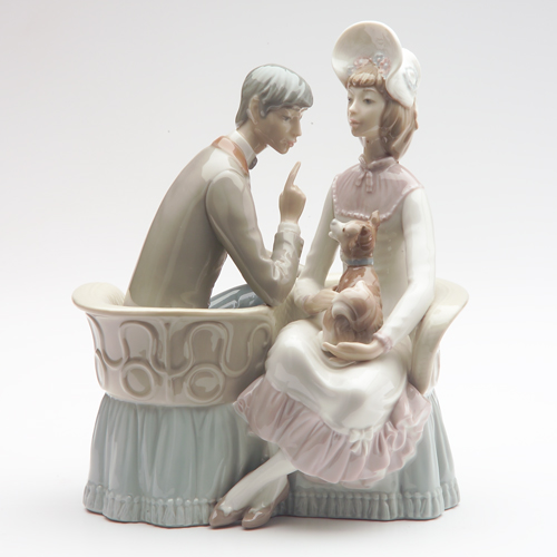 Appraisal: Lladro figures sculpted by Julia Furnandez titled You and Me