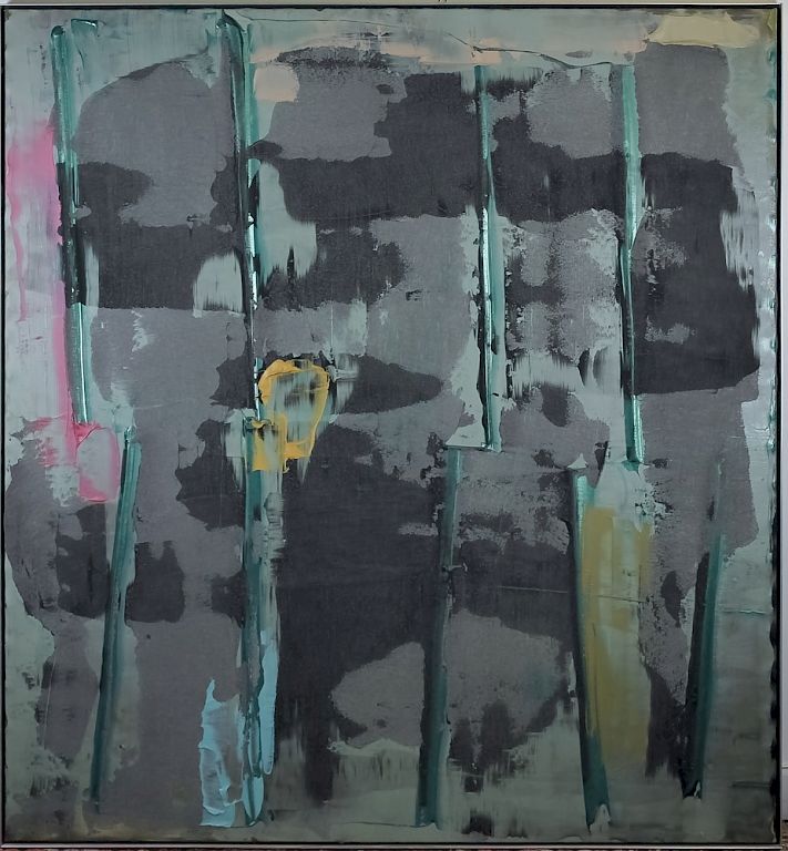 Appraisal: Stephen Achimore b American Abstract Painting Stephen Achimore born American