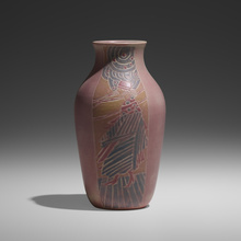 Appraisal: Elizabeth and Mary Frances Overbeck for Overbeck Pottery EXCEPTIONAL VASE