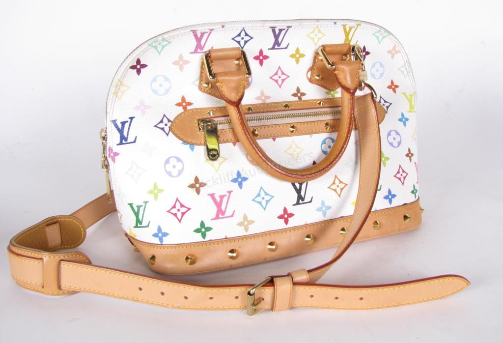 Appraisal: A lady's Louis Vuitton purse monogram multicolor leather tag inside