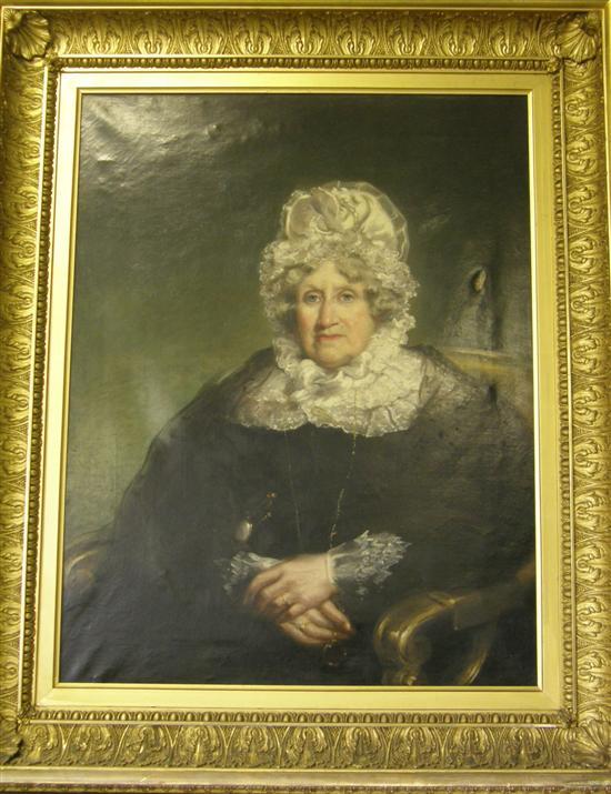 Appraisal: I F Bird th century portrait of an elderly woman