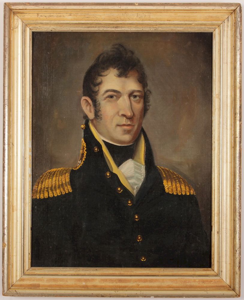 Appraisal: th c Portrait Commodore Stephen Decatur O C th c