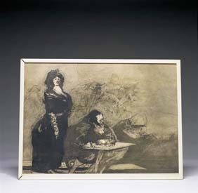 Appraisal: TWO SIGNED WEISBUCH LITHOGRAPHS Two lithographs entitled Visions of Dutchesse