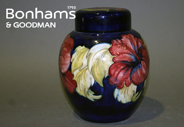 Appraisal: A Moorcroft ginger jar and cover