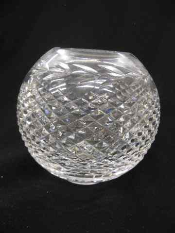 Appraisal: Waterford Cut Crystal Rose Bowl '' excellent