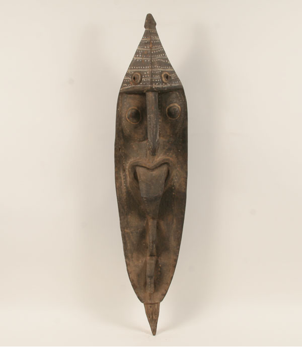 Appraisal: Oceanic Kwoma ceremonial yena society ancestor spirit figure with crocodile