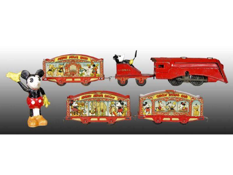 Appraisal: Lionel Walt Disney Mickey Mouse Circus Train Set w Description