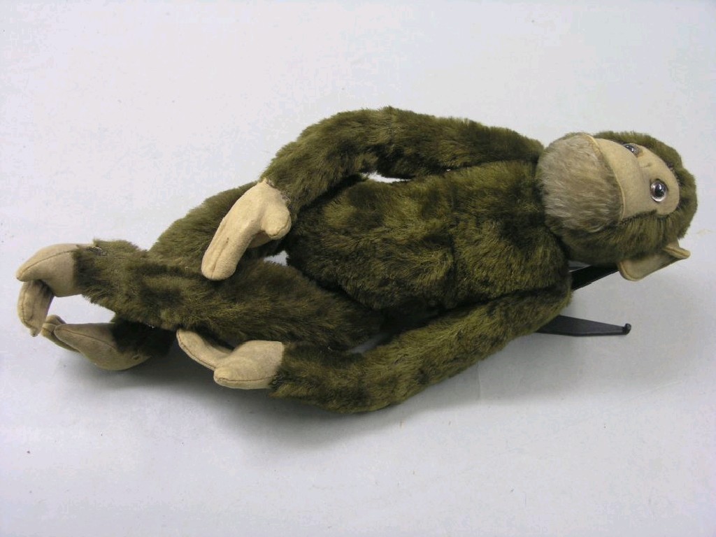 Appraisal: A Farnell Alpha Toys monkey in brown plush with articulated