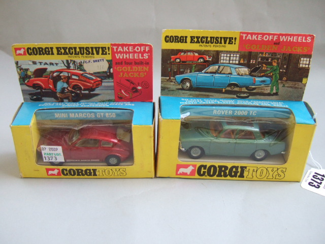 Appraisal: A Corgi Mini Marcos GT boxed and a Corgi Rover