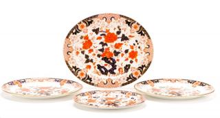 Appraisal: Set Graduated Royal Crown Derby Imari Platters Royal Crown Derby