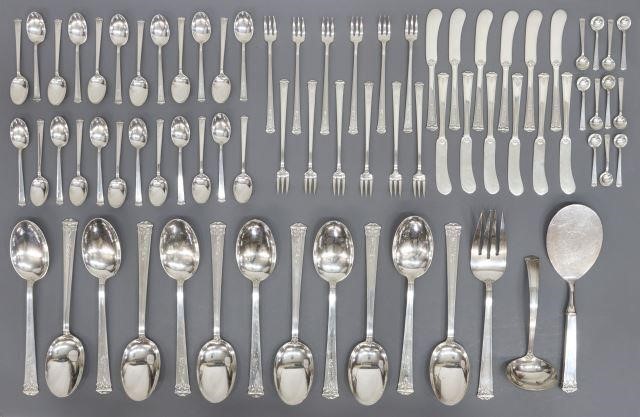 Appraisal: lot of American sterling silver flatware service International Silver Company