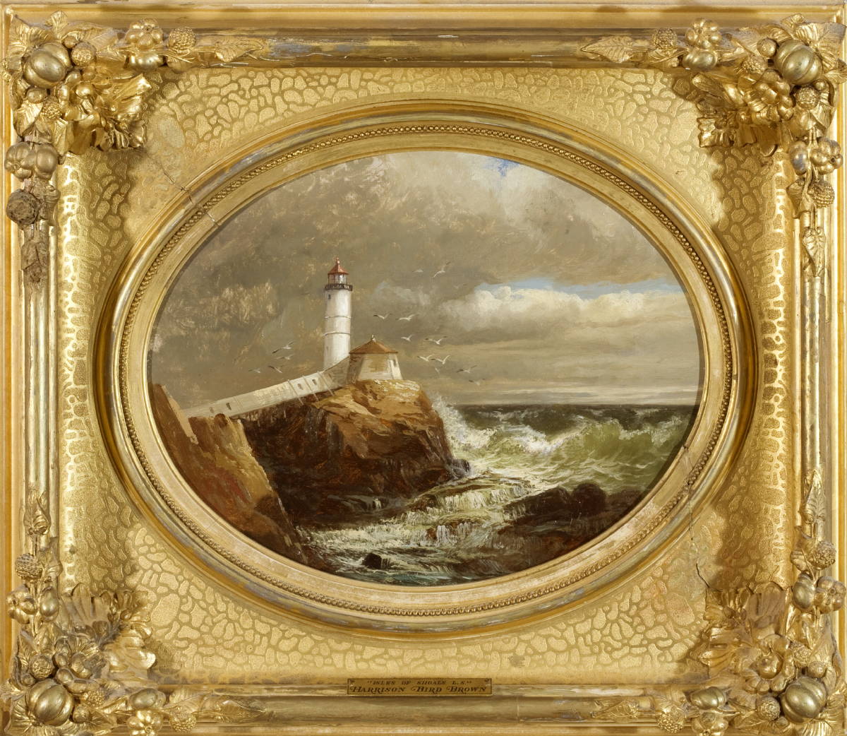 Appraisal: HARRISON BIRD BROWN AMERICAN - WHITE ISLAND LIGHT ISLES OF