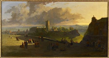 Appraisal: WILLIAM GAWIN HERDMAN BRITISH - STIRLING FROM THE CASTLE RAMPARTS