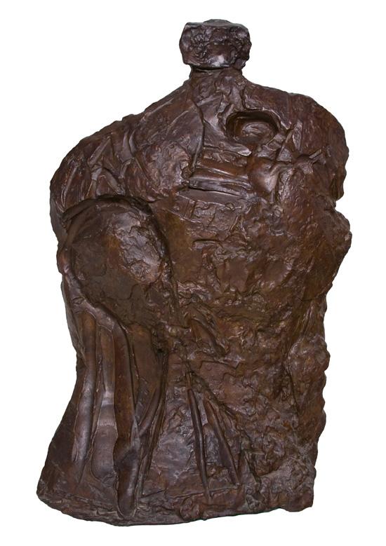 Appraisal: REUBEN NAKIAN American - Herodias bronze with brown patina signed