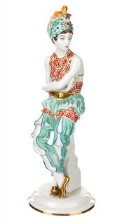 Appraisal: A PORCELAIN FIGURE OF TAMARA KARSAVINA AS ZOBEIDE IN THE