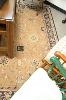 Appraisal: Hooked area rug ' x ' Provenance Property from Credit