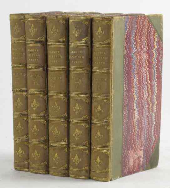 Appraisal: ''The Aldine Ed of the British Poets''leather bound and pulled