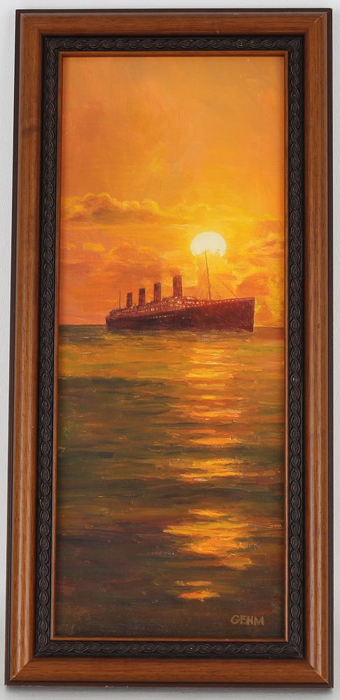 Appraisal: Charles Gehm American th C Titanic Charles Gehm American th