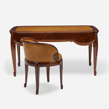 Appraisal: Louis S e and Andr Mare LEMELAND DESK AND CHAIR