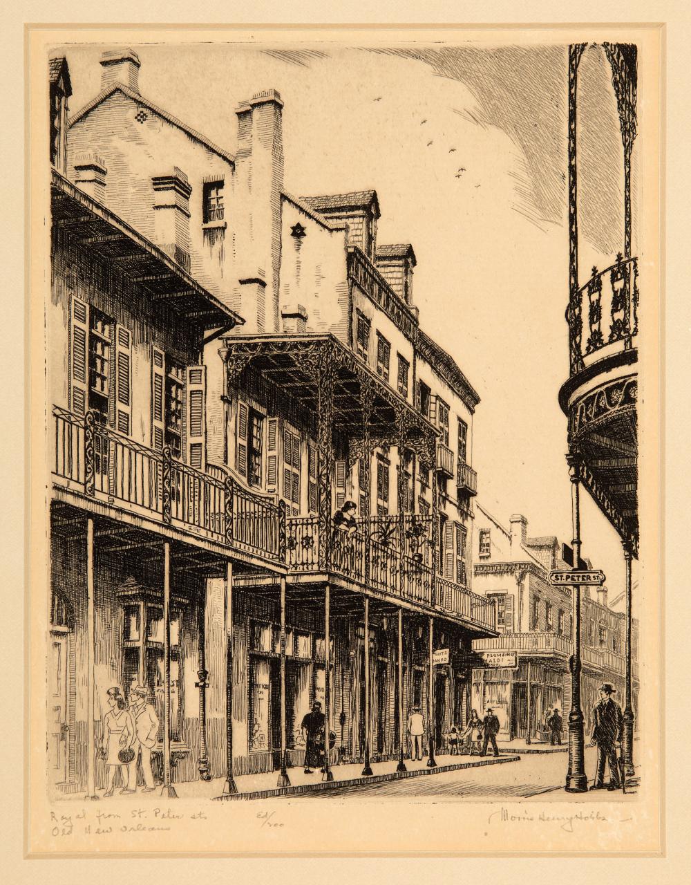 Appraisal: Morris Henry Hobbs American New Orleans - St Ann Street