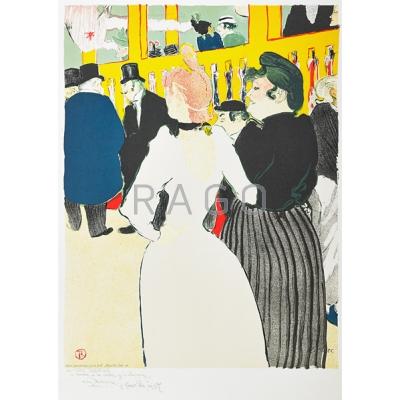 Appraisal: Henri Deschamps French - Mourlot Imp Toulouse-Lautrec Lithograph in colors