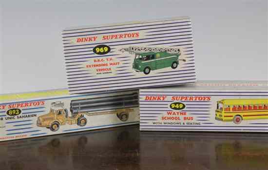 Appraisal: A Dinky Supertoys Wayne School Bus no with a BBC