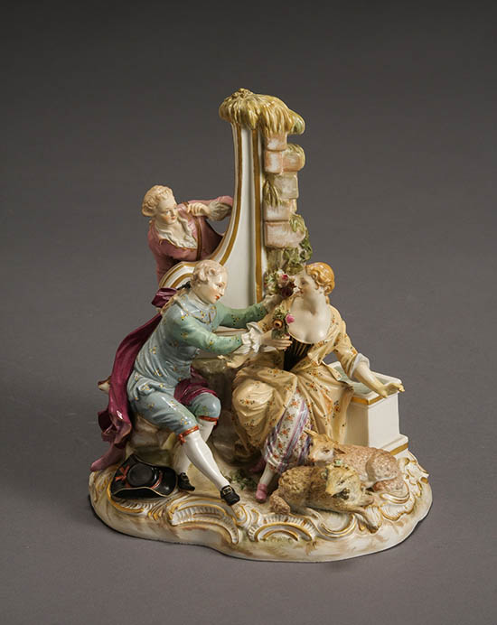 Appraisal: Lot Property from the Estate of Angelin Kalavritinos Meissen Figural