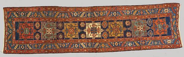 Appraisal: A Heriz runner Northwest Persia circa size approximatley ft x