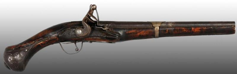 Appraisal: Middle Eastern Flintlock Saddle Pistol