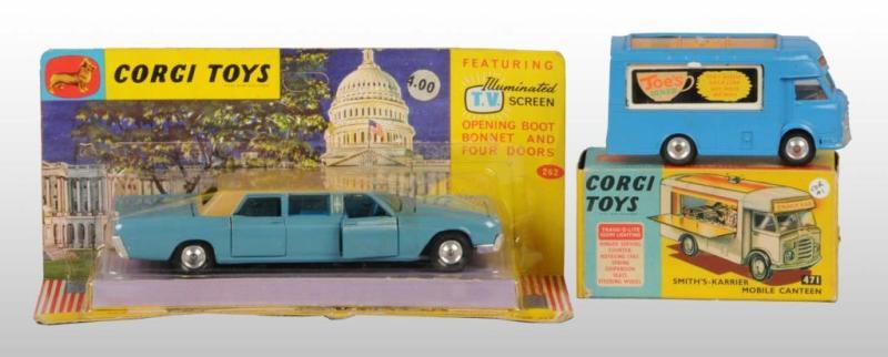 Appraisal: Lot of Corgi Vehicle Die-Cast Toys Description Circa to Includes