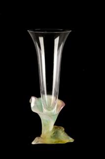 Appraisal: Daum Pate de Verre Calla Lily Vase Daum French founded