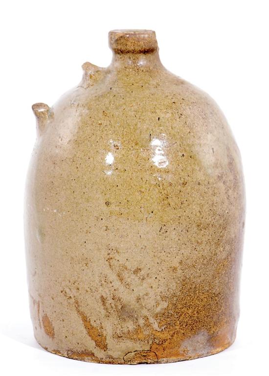 Appraisal: Southern stoneware jug Landrum circa Edgefield South Carolina alkaline glazed