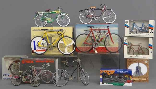 Appraisal: Bicycle model lot mostly mint in box Approx pieces NOTE