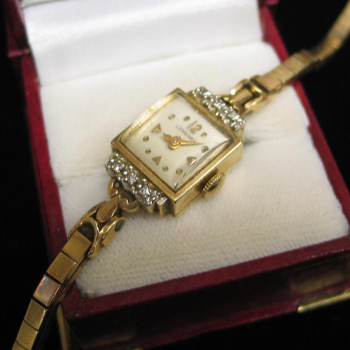 Appraisal: VINTAGE LONGINES LADY'S WRISTWATCH Swiss caliber LL jewel stem wind