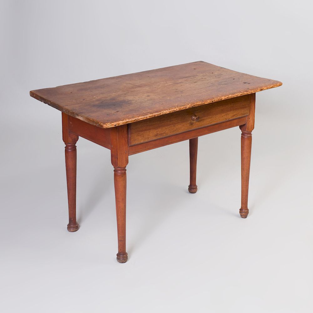 Appraisal: Queen Anne Pine and Butternut Tavern Table x x in