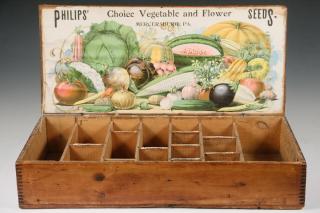 Appraisal: J M PHILIPS' SONS SEED BOX Late th c J