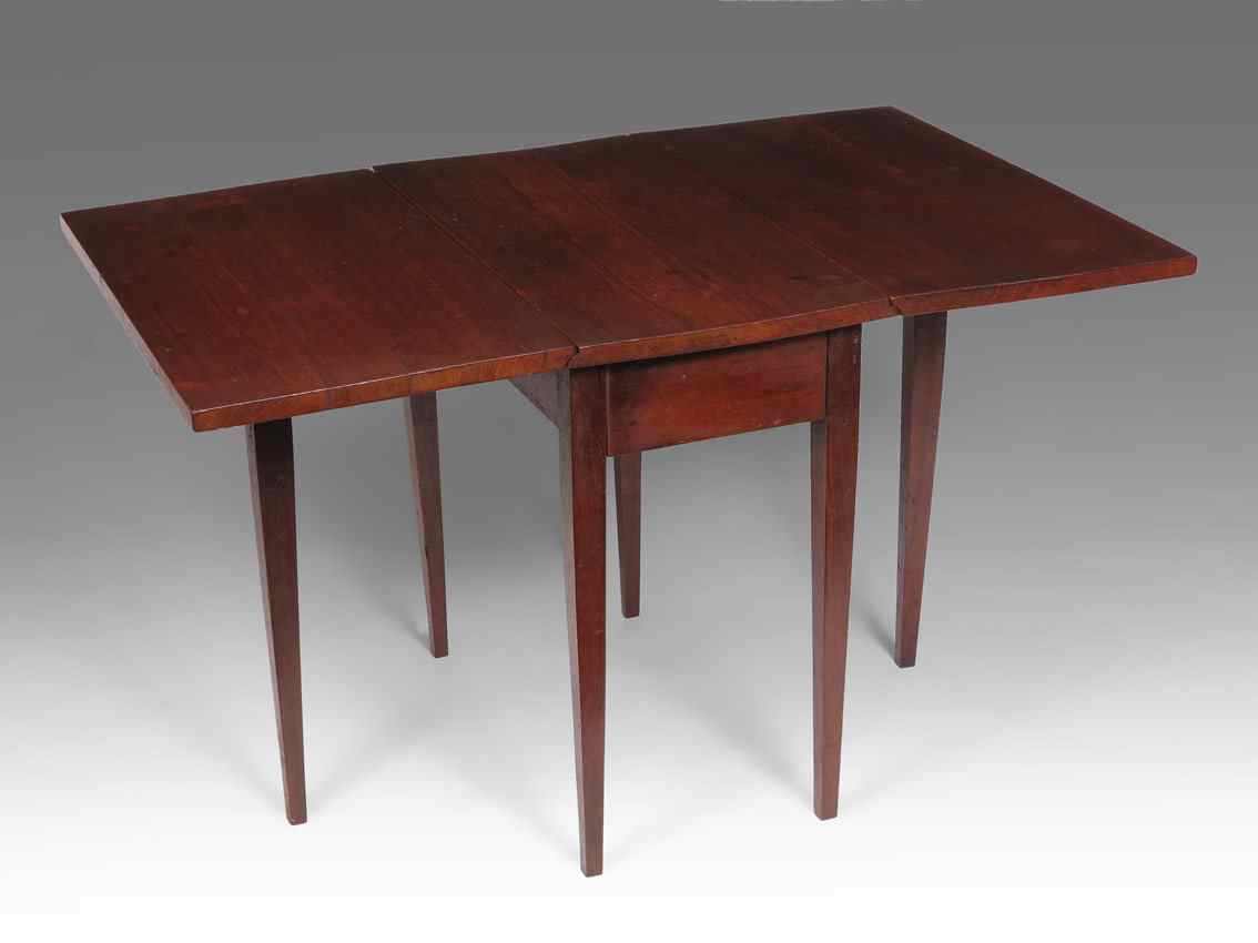 Appraisal: EARLY SALESMAN'S MAHOGANY DROP LEAF TABLE Possibly for a child