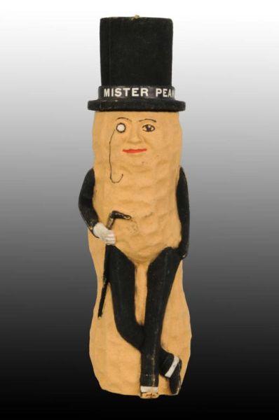 Appraisal: Paper Mache Planters Peanut Figural Man Description Atlantic City New