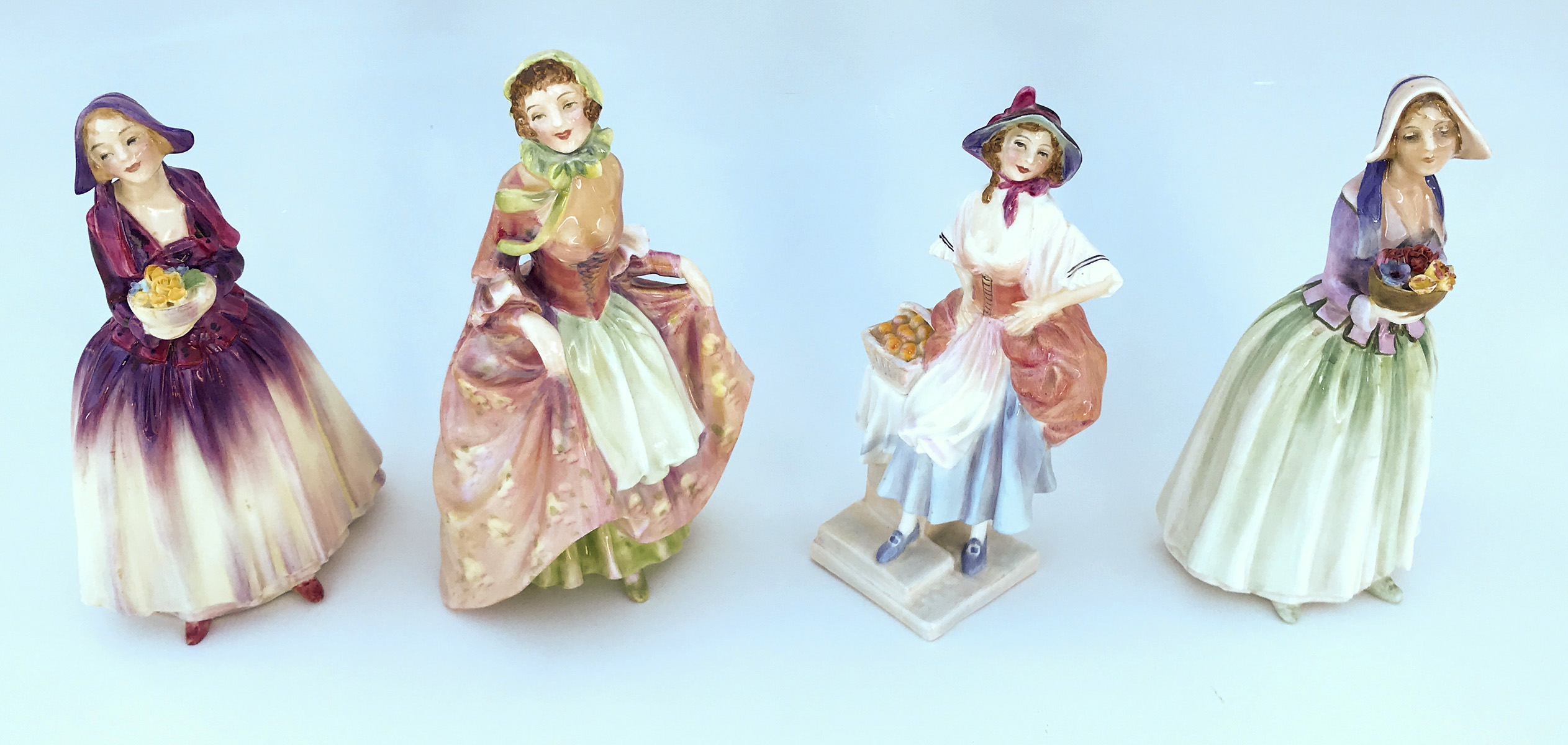 Appraisal: PC LOT ROYAL DOULTON LADIES ''Dorcas'' HN ''Suzette'' HN ''Nell